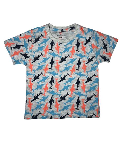 Shark printed t